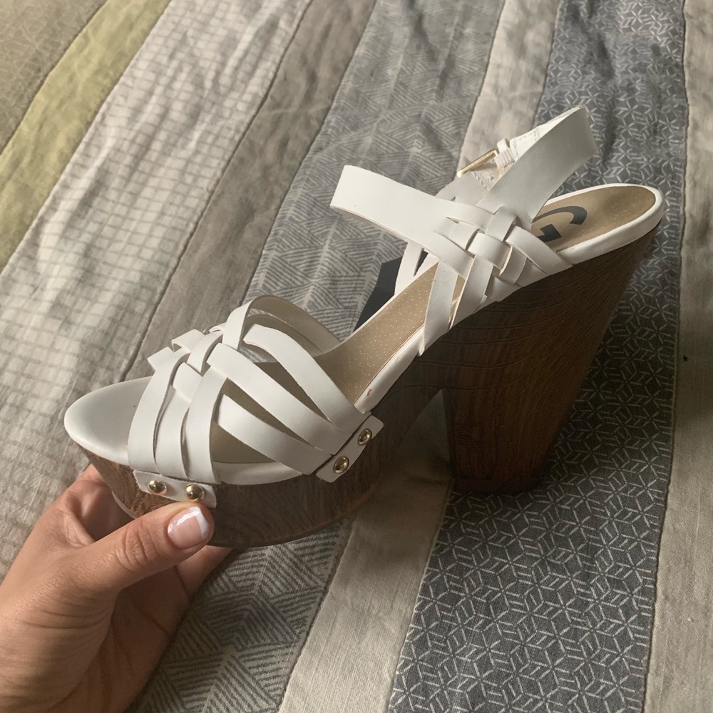 White Guess shoes